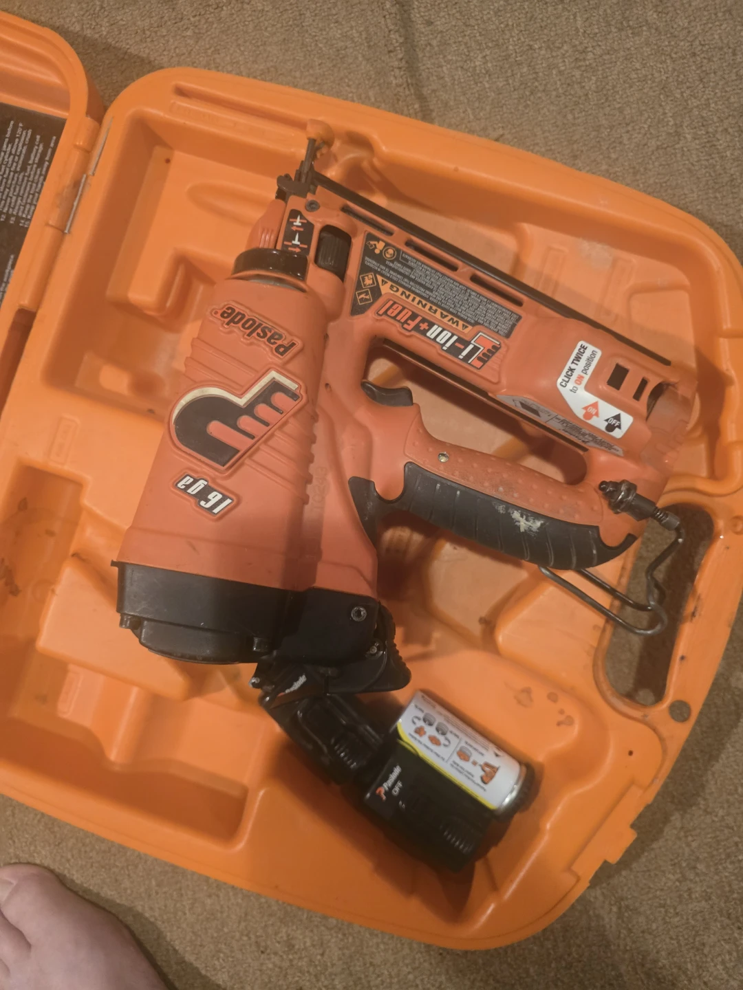 ​Paslode 16-Gauge Angled Finish Nailer IM250A Li - As-Is