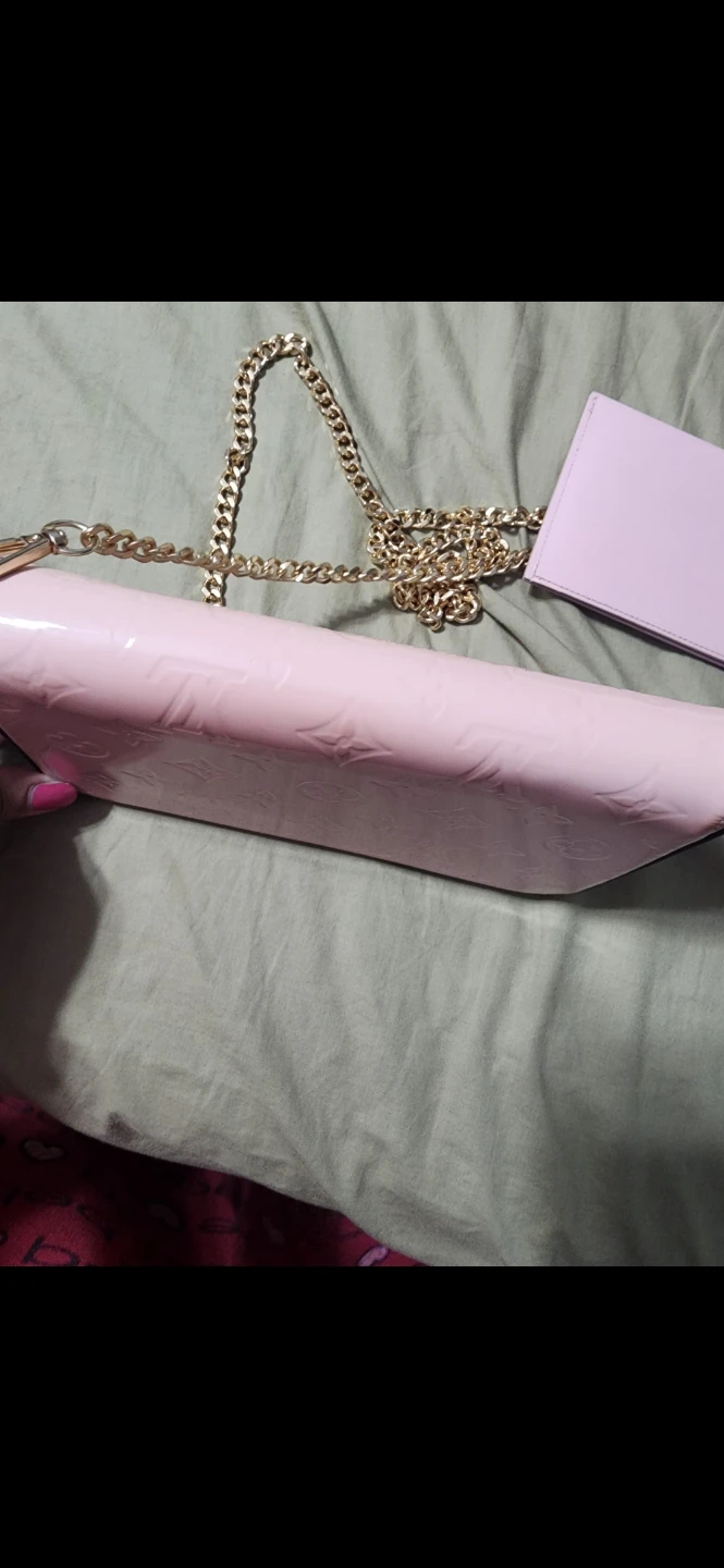 Louis Vuitton Pink Vernis Wallet On Chain - photo 4