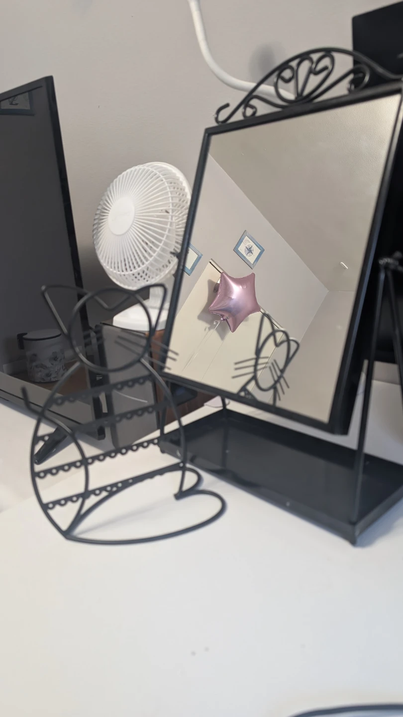 Jewelry organizer and mirror
