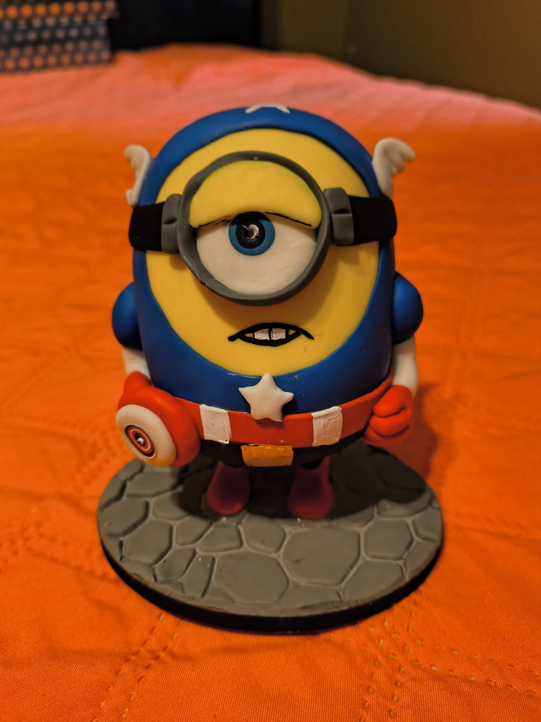 Handmade Clay Figurines: Minion, Sally, Harry Potter