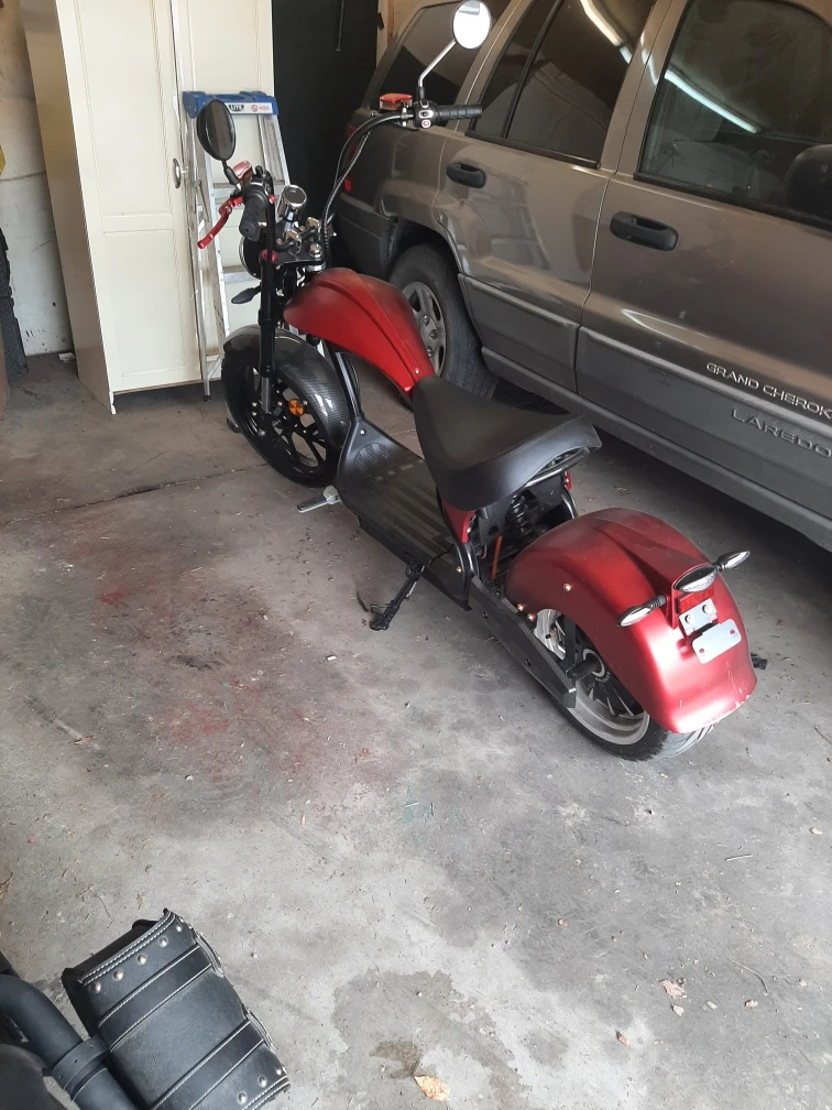 Red Electric Scooter chopper style - photo 2