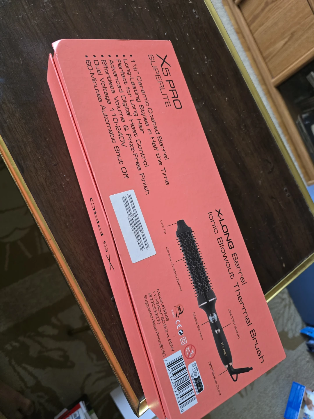 X5 PRO Superlite Ionic Blowout Thermal Brush - photo 2