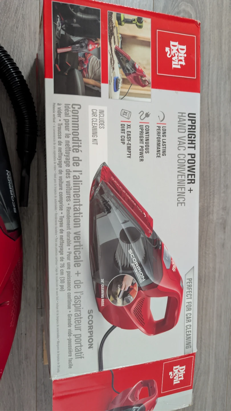Dirt Devil Scorpion Handheld Vacuum Cleaner - photo 3