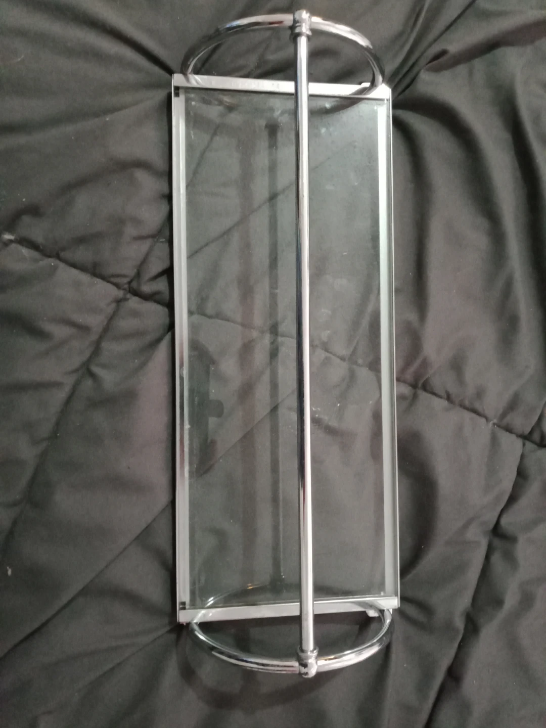 Chrome and Glass Shelf