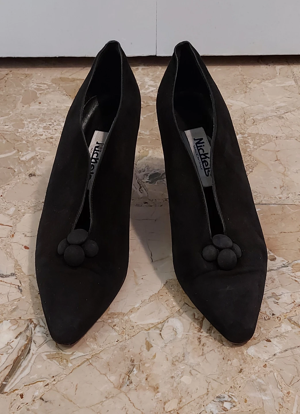 Nickels Black Suede Heels size 37 - photo 3