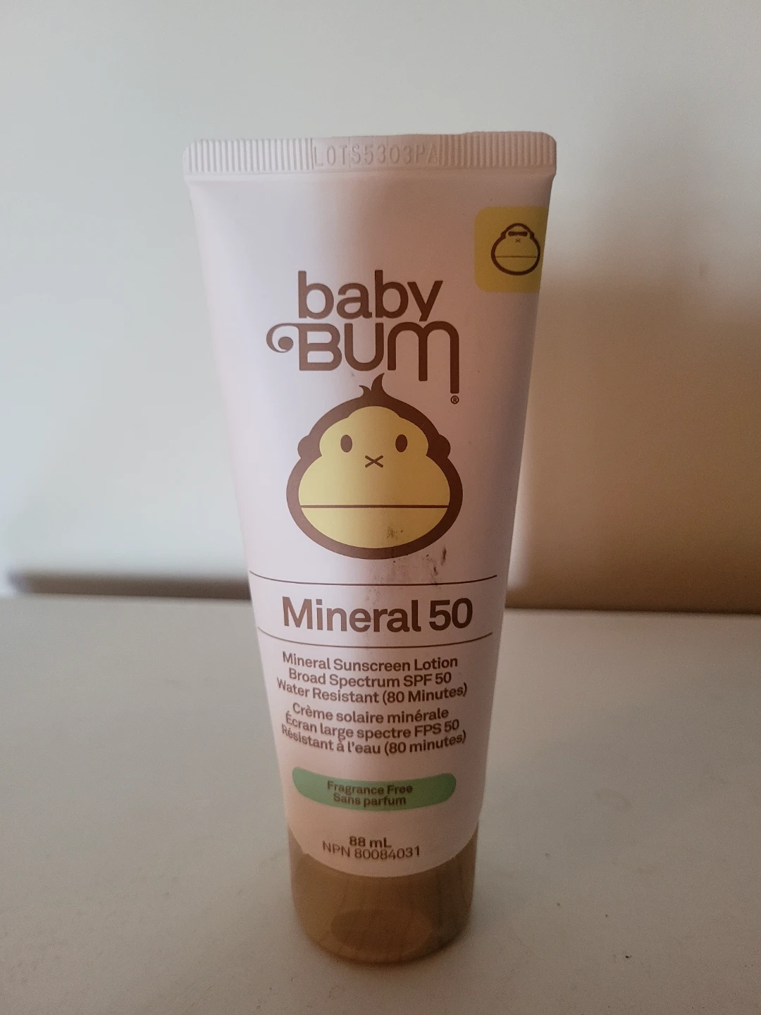 Baby Bum Mineral 50 Sunscreen Lotion - Fragrance Free 88 mL