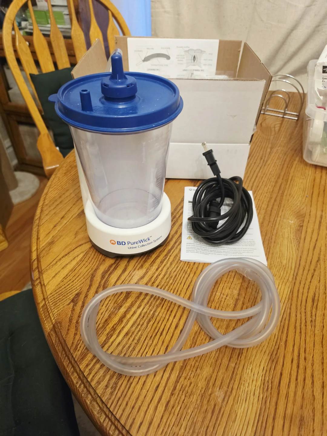 Purewick system with catheters