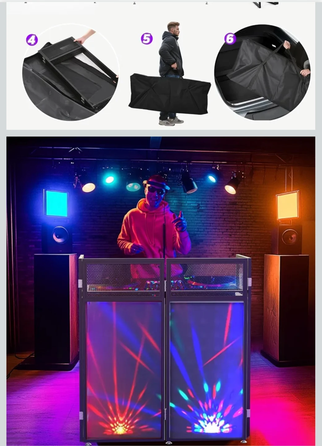 DJ Booth Table with Scrims and Carry Bag - photo 3