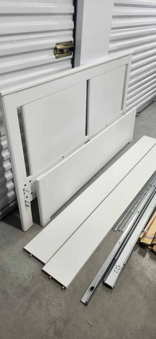 Ikea queen size bed frame with slats - photo 3