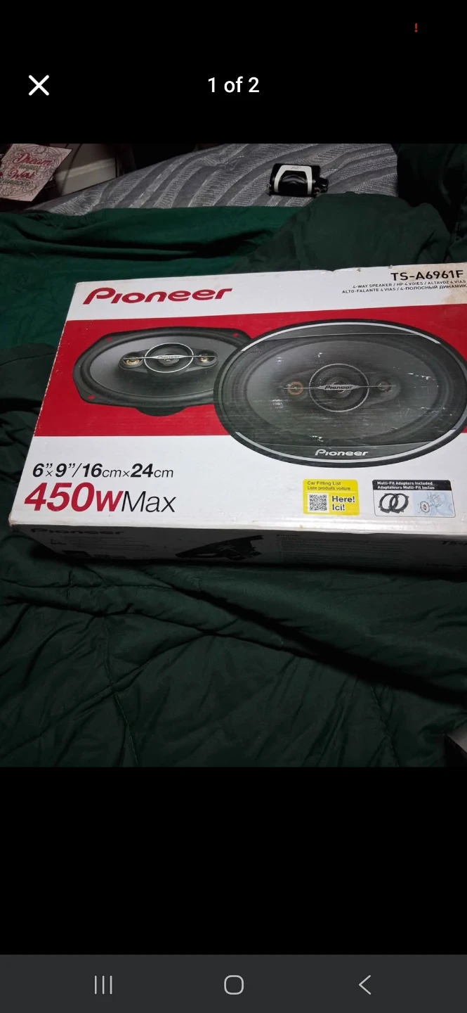 Pioneer TS-A4961F 6"x9" 450W Max 2-Way Speakers - photo 2