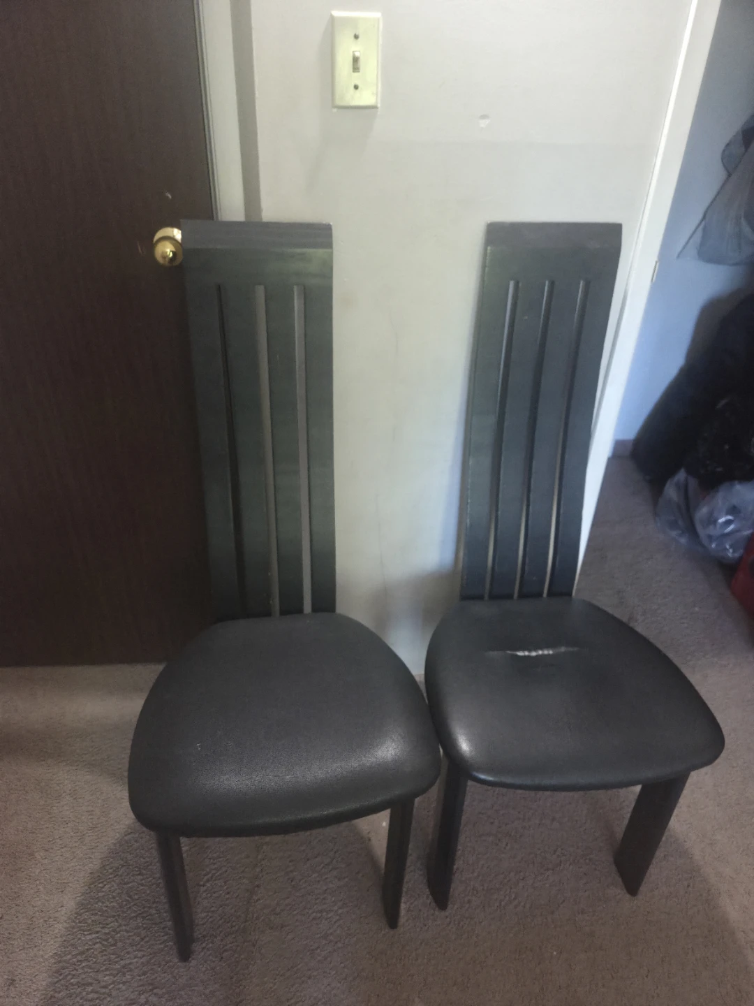Free Black Dining Chairs (Set of 2)