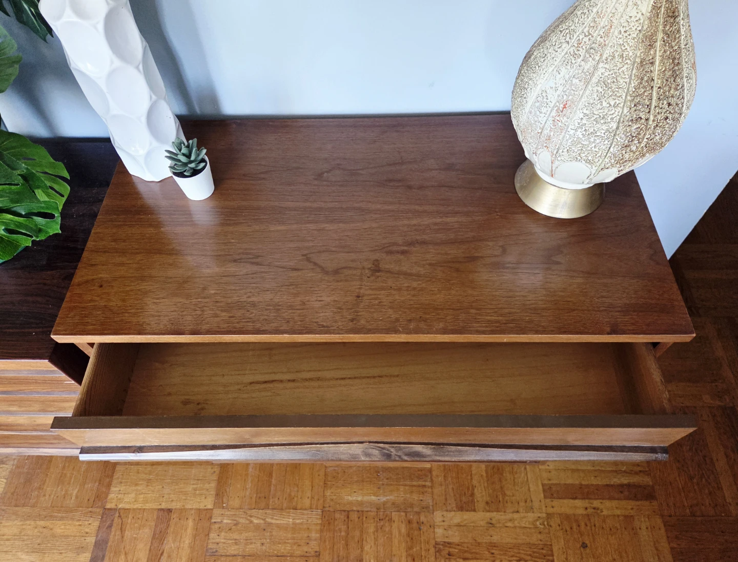 MCM Four Drawer Walnut Dresser - photo 5