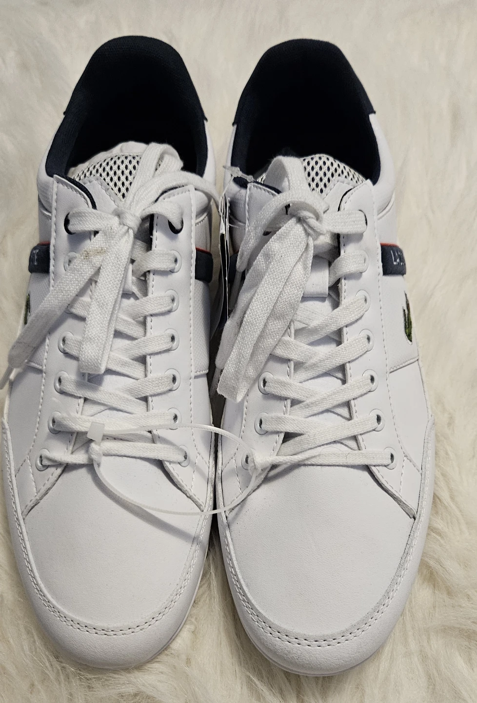 Lacoste Men's White Leather Sneakers - photo 4
