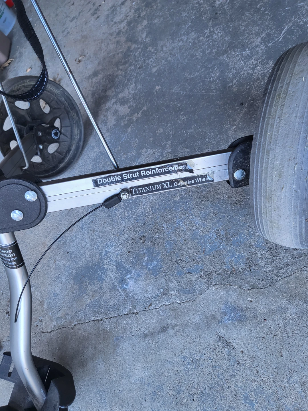 One Golf Titanium XE Golf Push Cart - photo 4