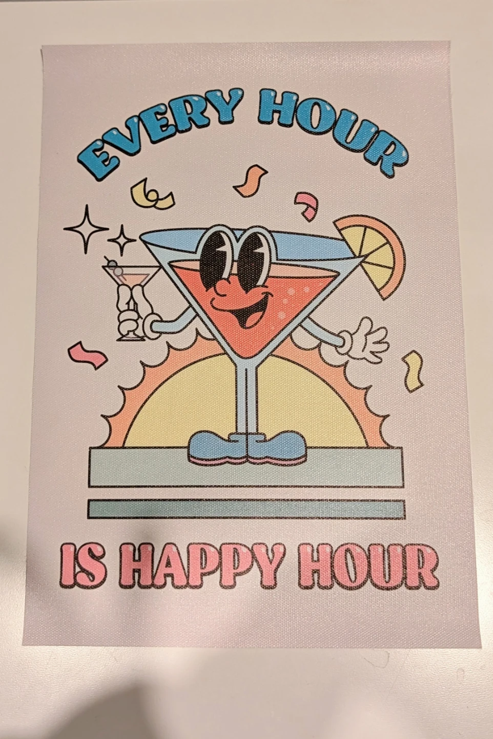 Happy Hour Martini Canvas Art