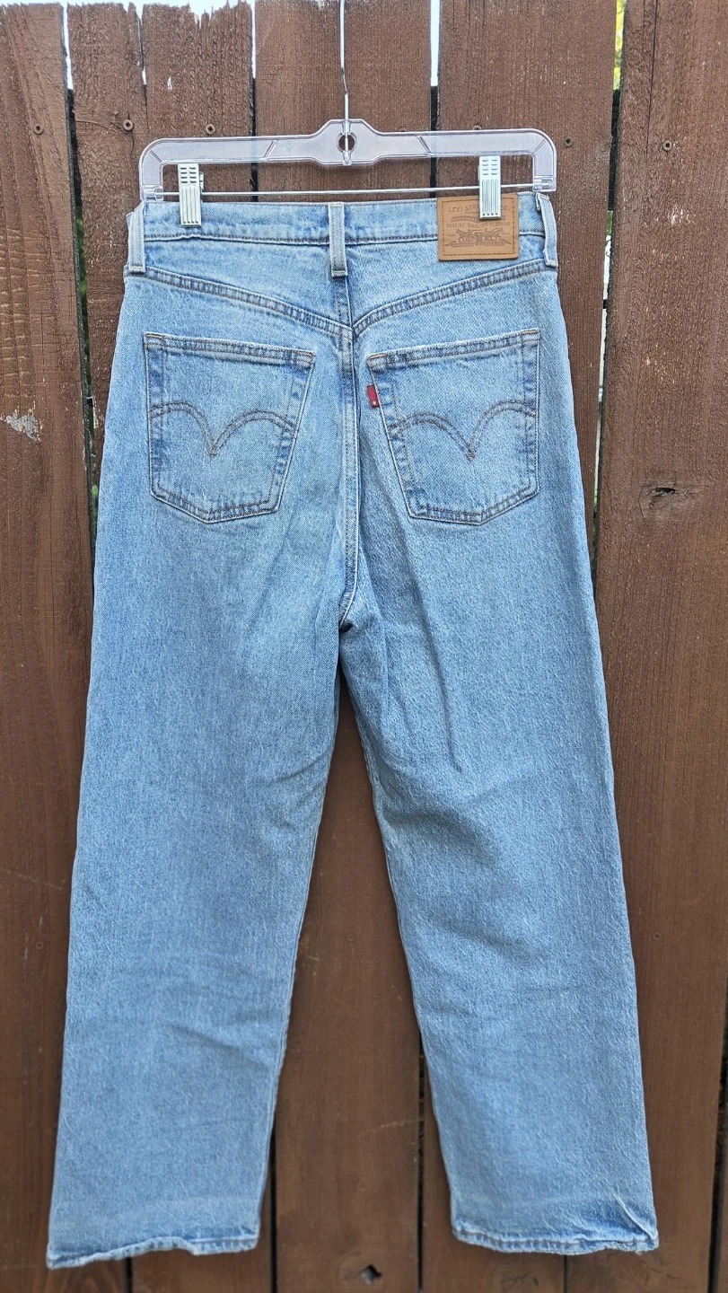 Levi's Premium Ribcage Straight Ankle Jeans Size 28 - photo 3