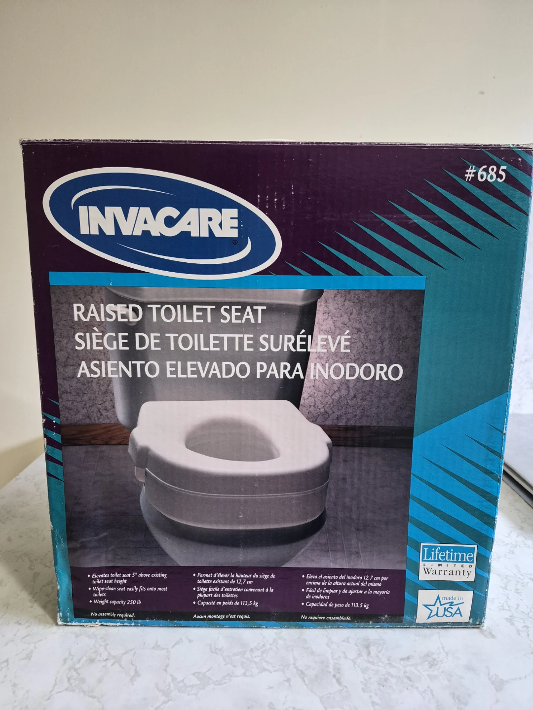 Invacare Raised Toilet Seat