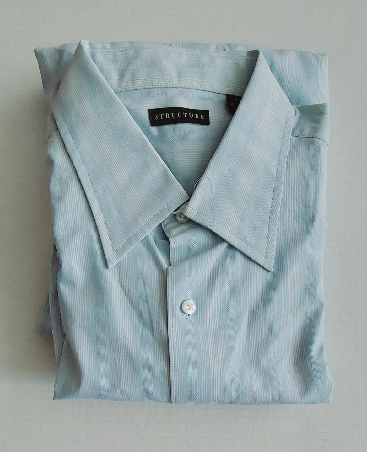 NWOT 🆕 STRUCTURE Men's Dress Shirt - Blue, Size L