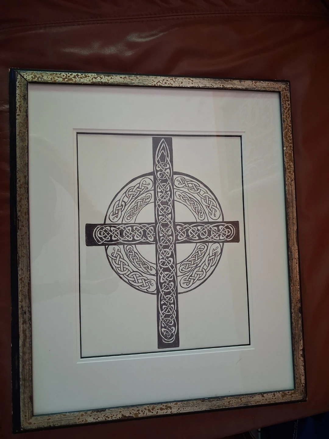 Framed painting