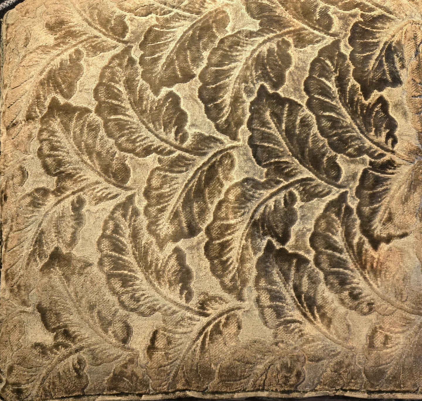 Vintage Throw Pillows Set of 2 - Brocade Damask Pattern - photo 3