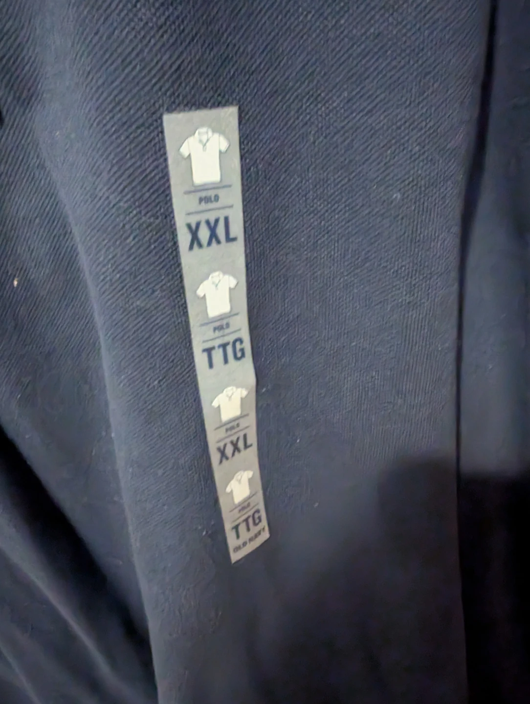 Old Navy Men's XXL/TTG Navy Blue Polo Shirt - photo 3