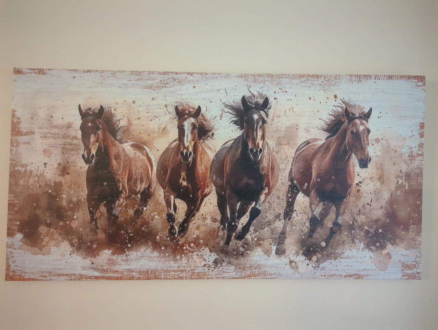 Canvas Print - Four Galloping Horses