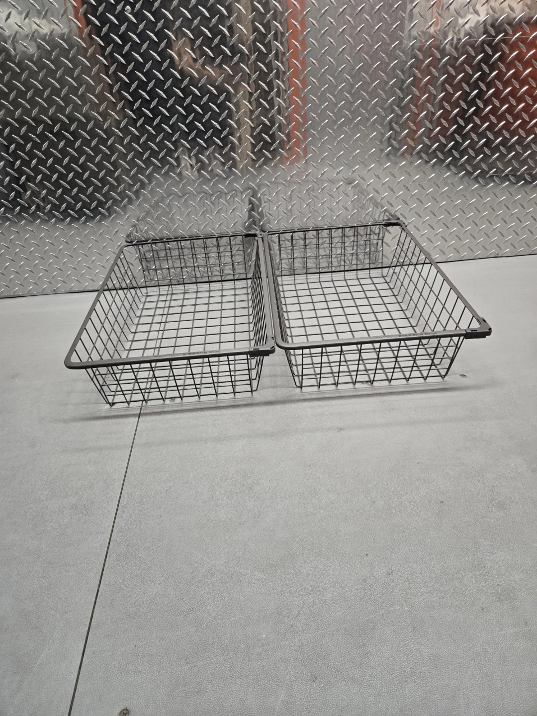 2 Discontinued IKEA Algot Wire Basket Drawers Only - Grey 21174 - photo 3
