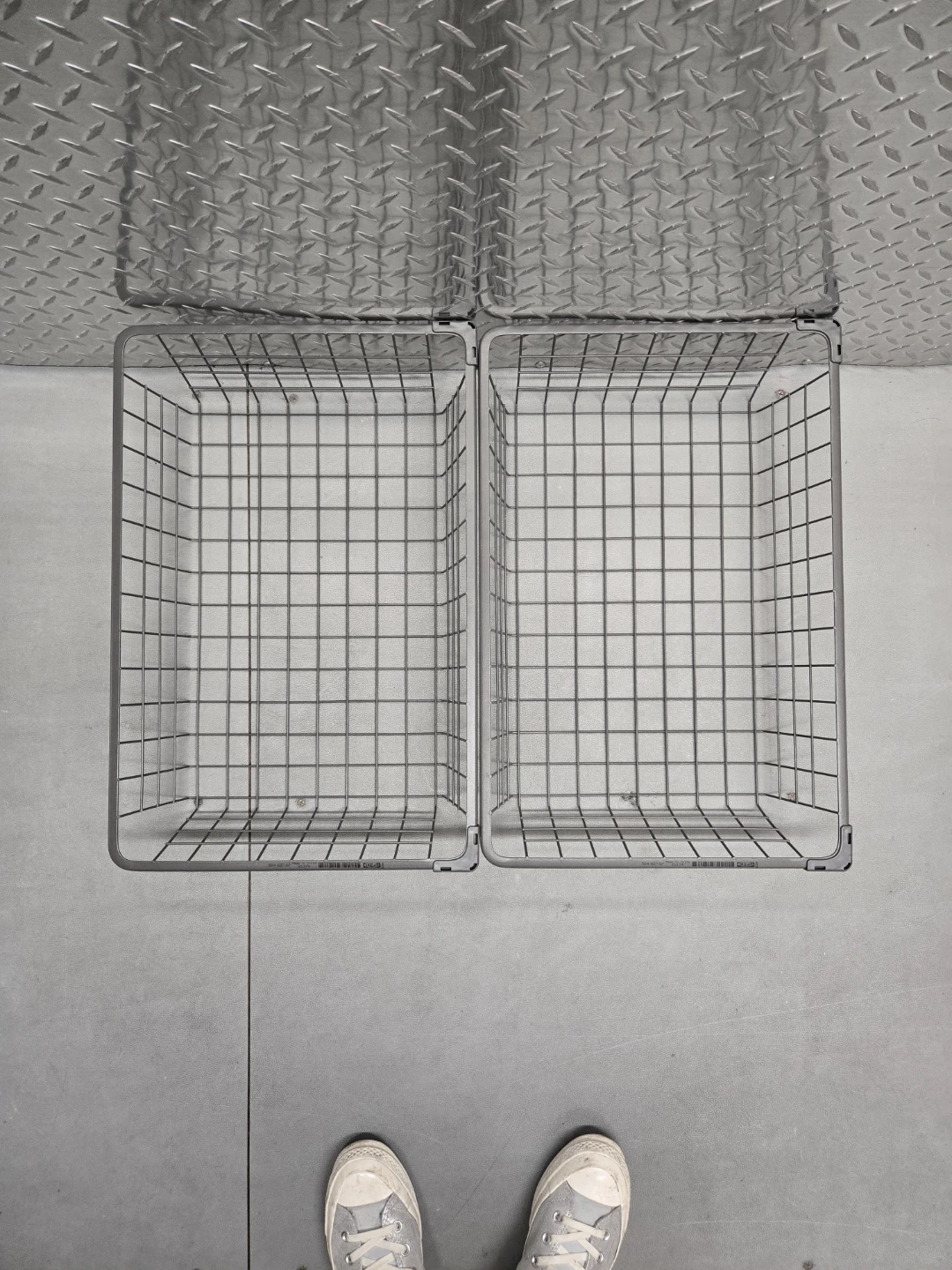 2 Discontinued IKEA Algot Wire Basket Drawers Only - Grey 21174 - photo 4