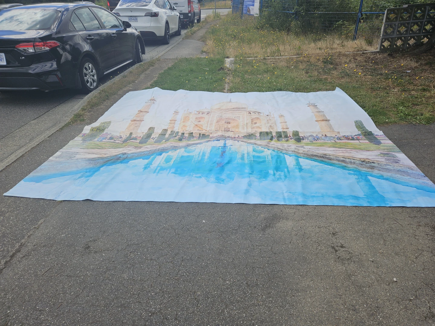 Large Taj Mahal Tapestry - photo 2