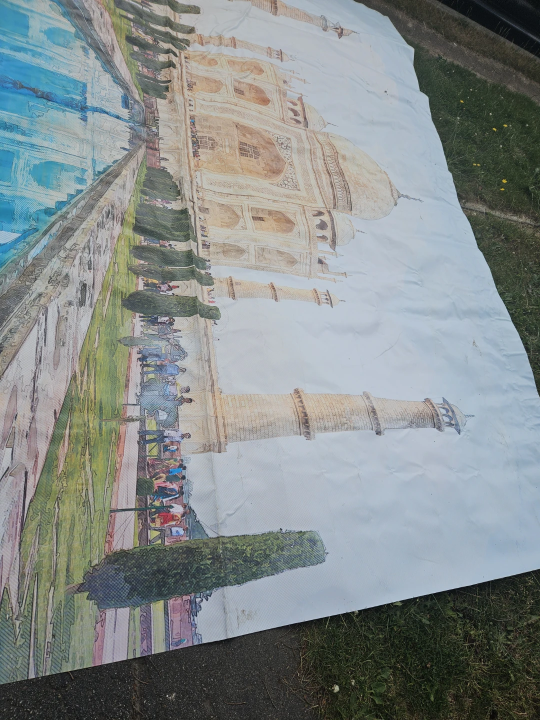 Large Taj Mahal Tapestry - photo 3