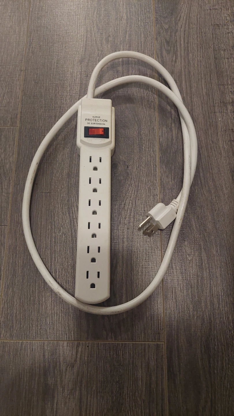 Power Outlet Extension (Qty2) 6 ft. Long and multiple outlet bar