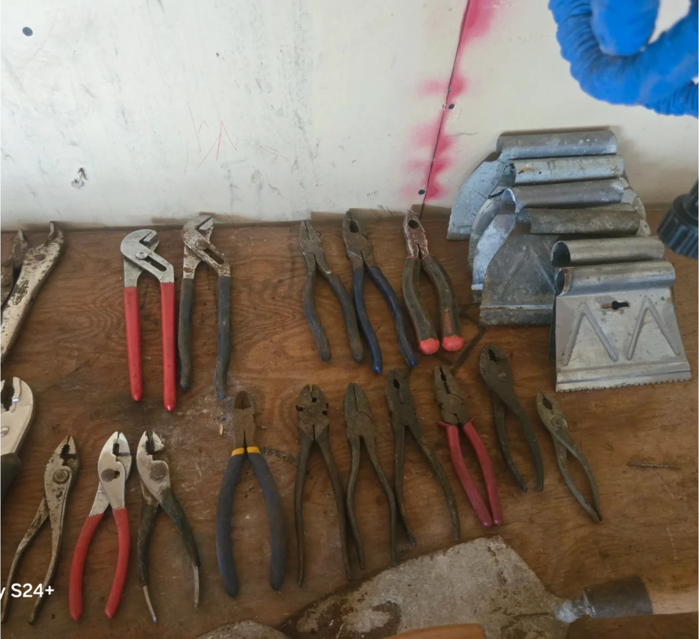 Assorted Pliers and Tools
