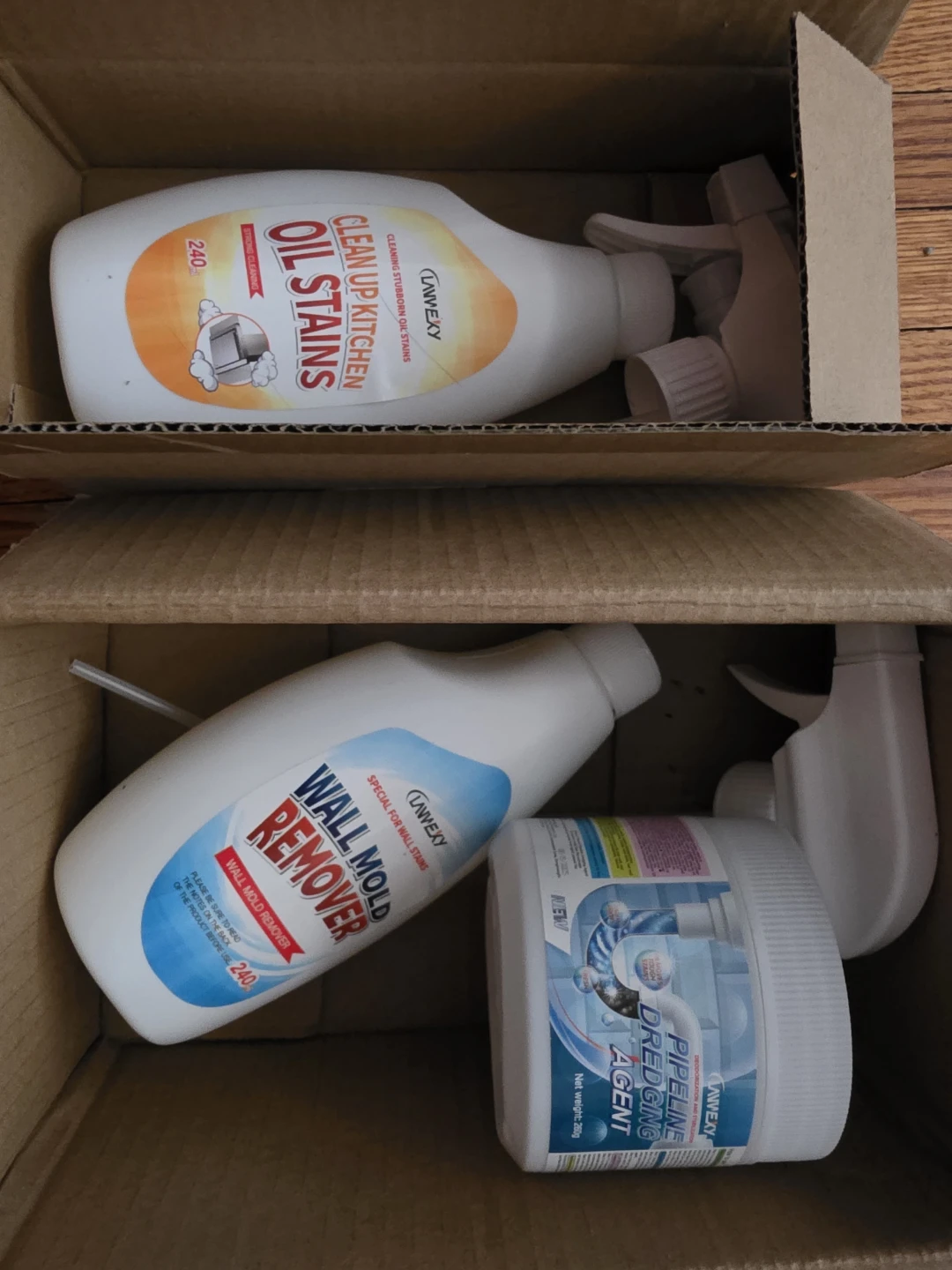 Kitchen Oil Stain Remover, Wall Mold Remover and Drain cleaner