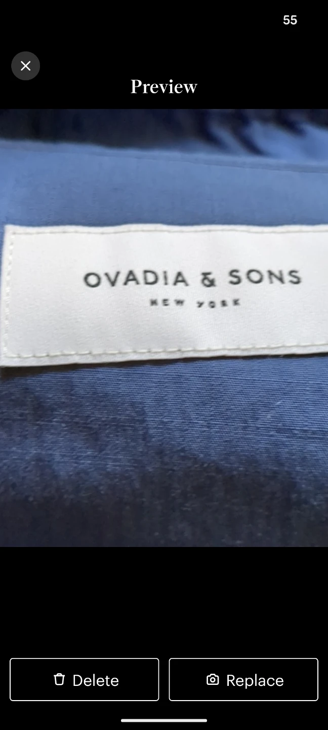 Blue OVADIA & SONS Men's 9" Shorts - photo 5