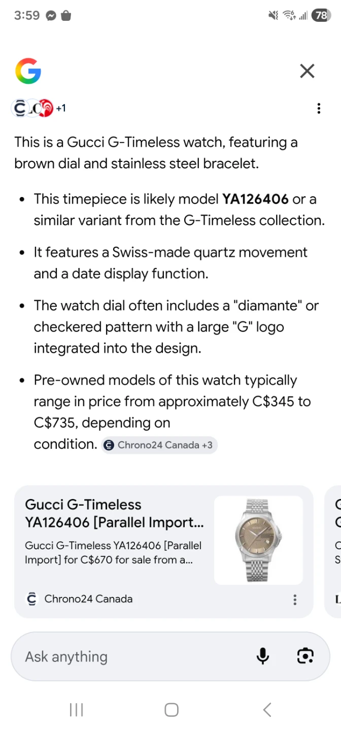 Gucci G-Timeless Womens Watch - photo 2