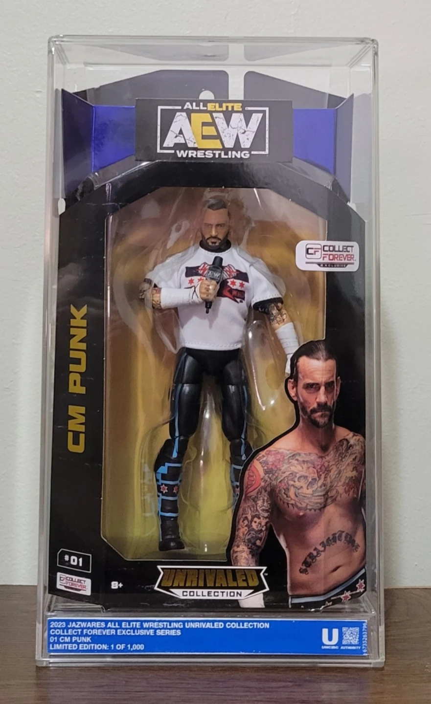 AEW Unrivaled Collection CM Punk Collect Forever Slab 1 of 1000