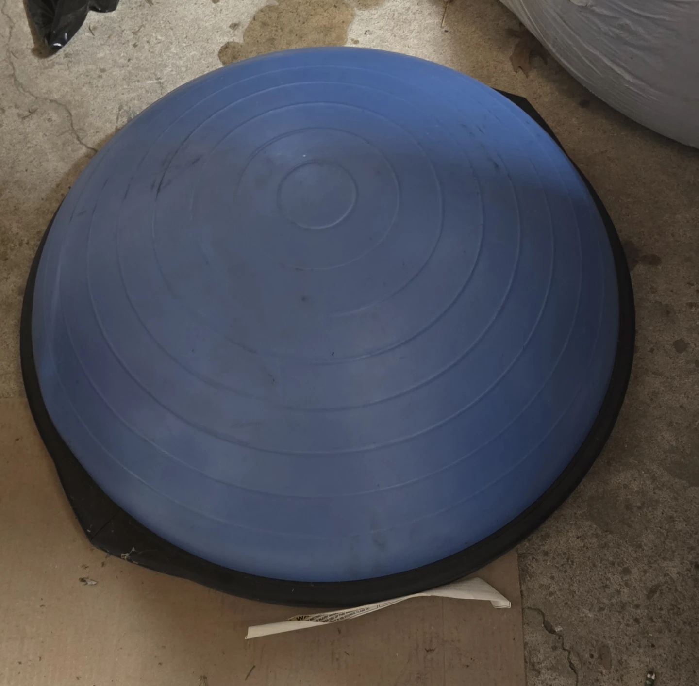 Blue Balance Ball Half Sphere
