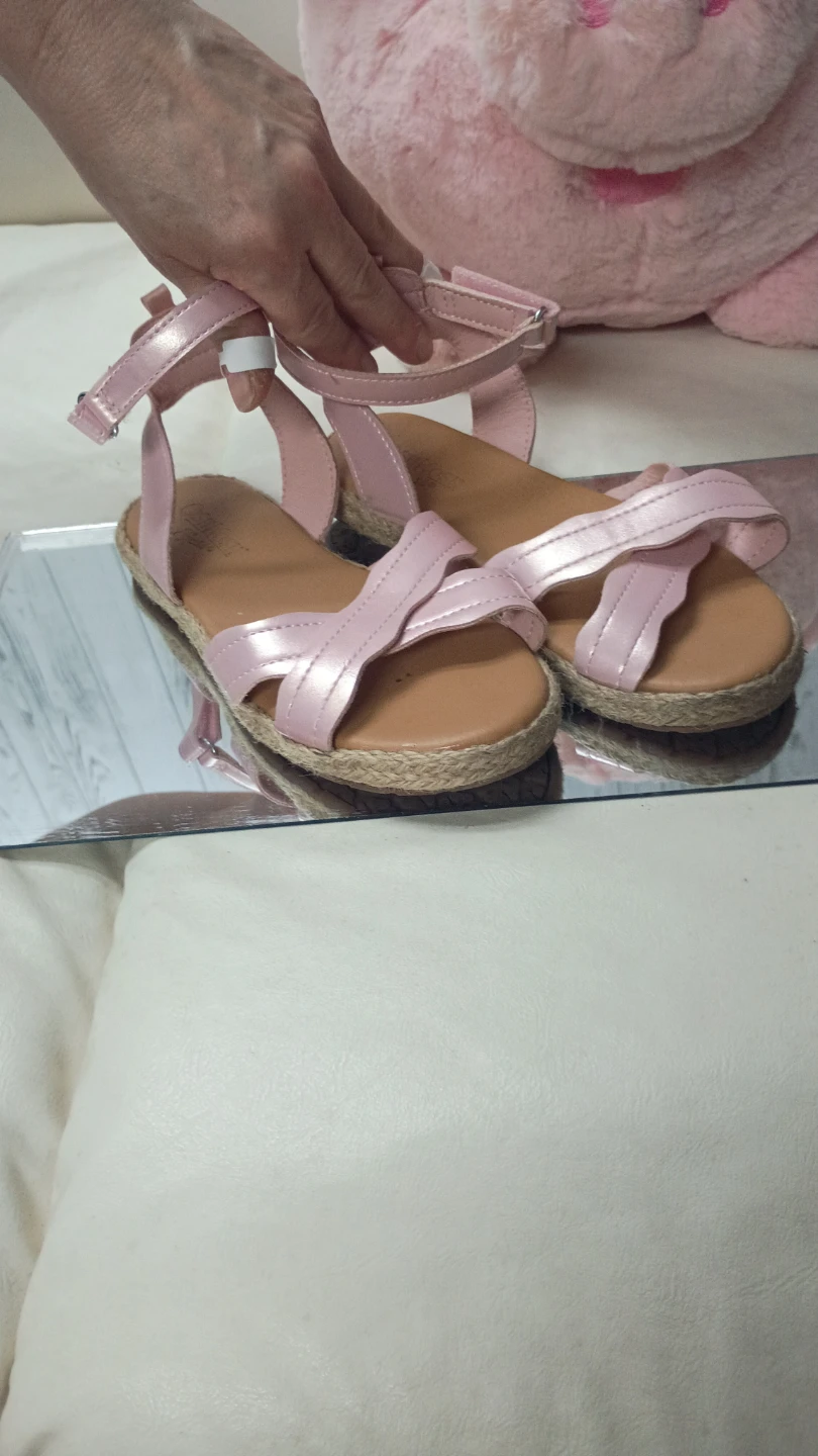 Pink Elastic Strap Espadrille Sandals - photo 2