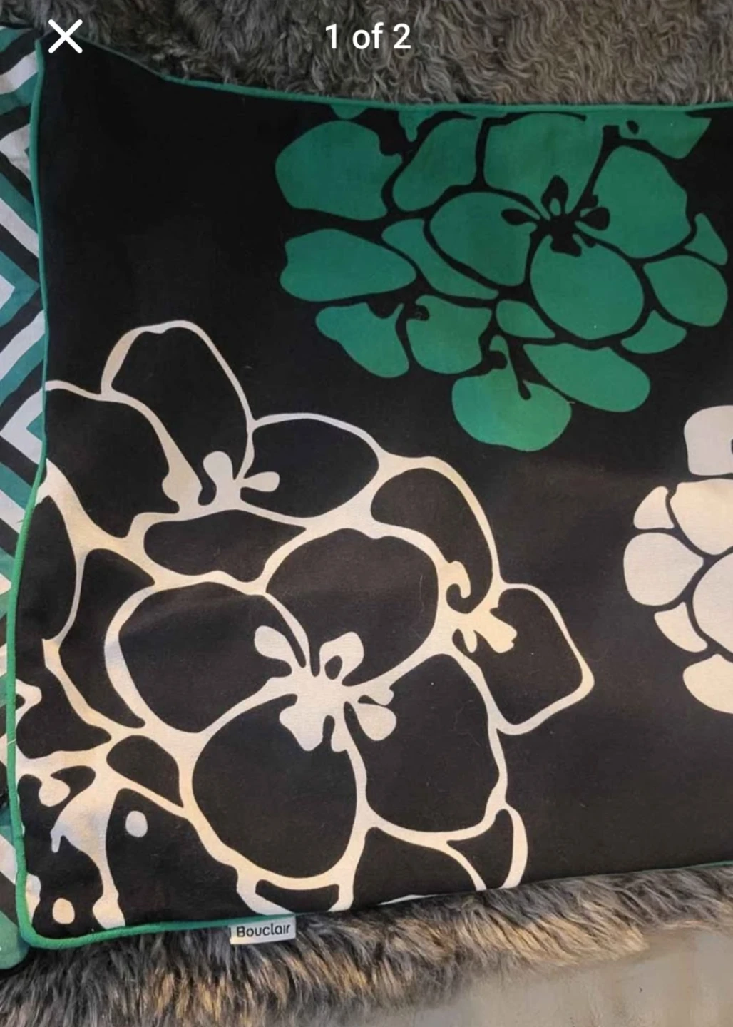 2 Bouclair Throw Pillow Covers - Brand New w/o tags