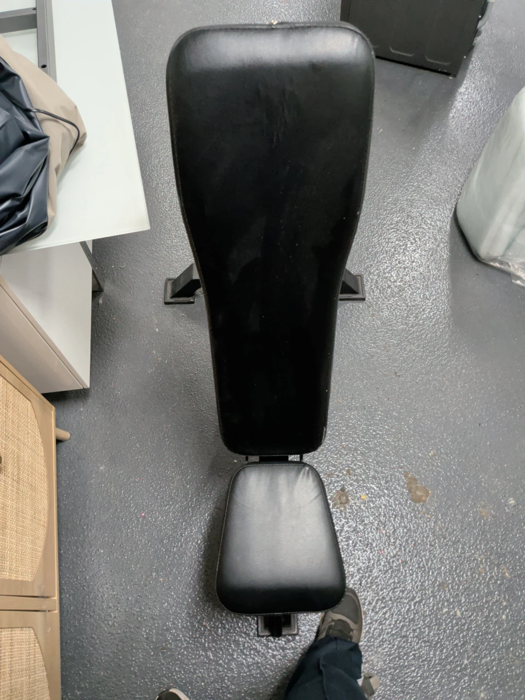 Black Adjustable Weight Bench
