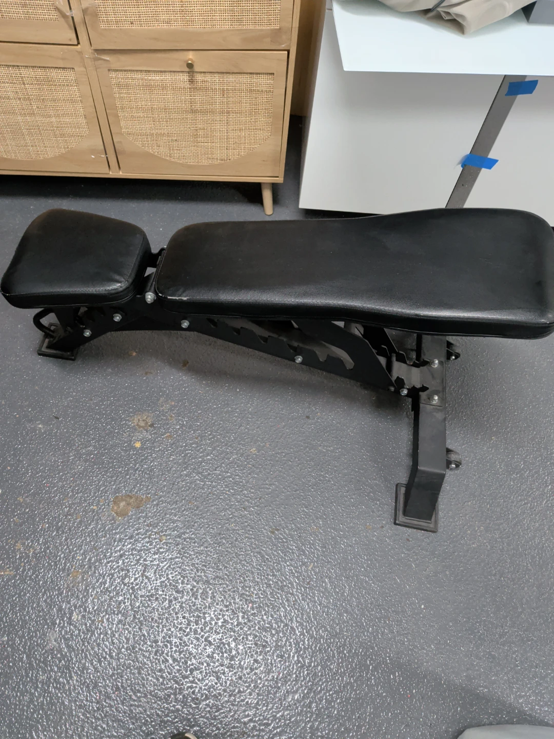 Black Adjustable Weight Bench - photo 3