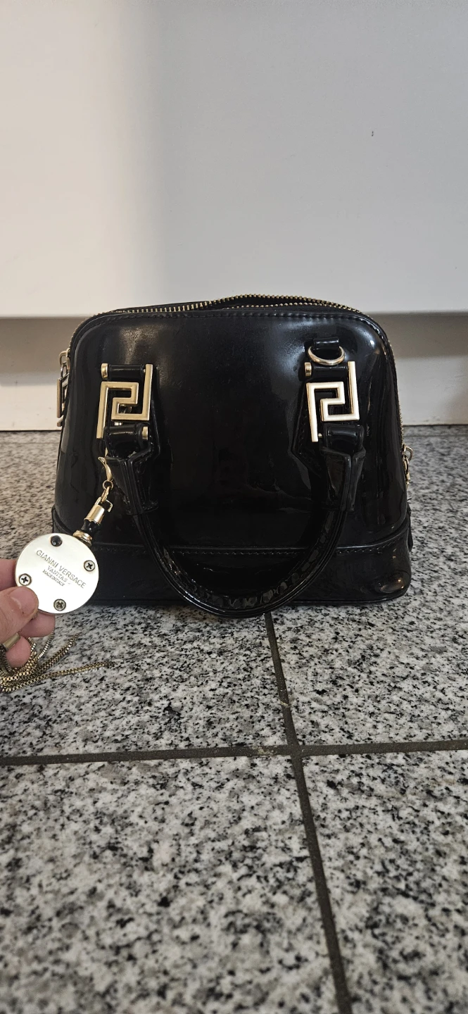 Versace Black Patent Leather (NEGOTIABLE)