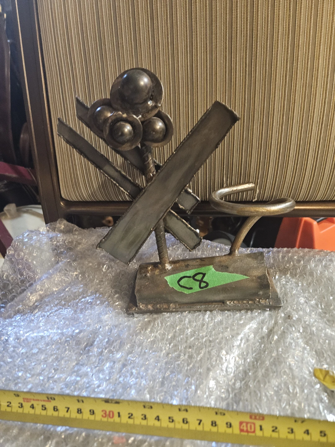 Metal Sculpture Art Piece - photo 2