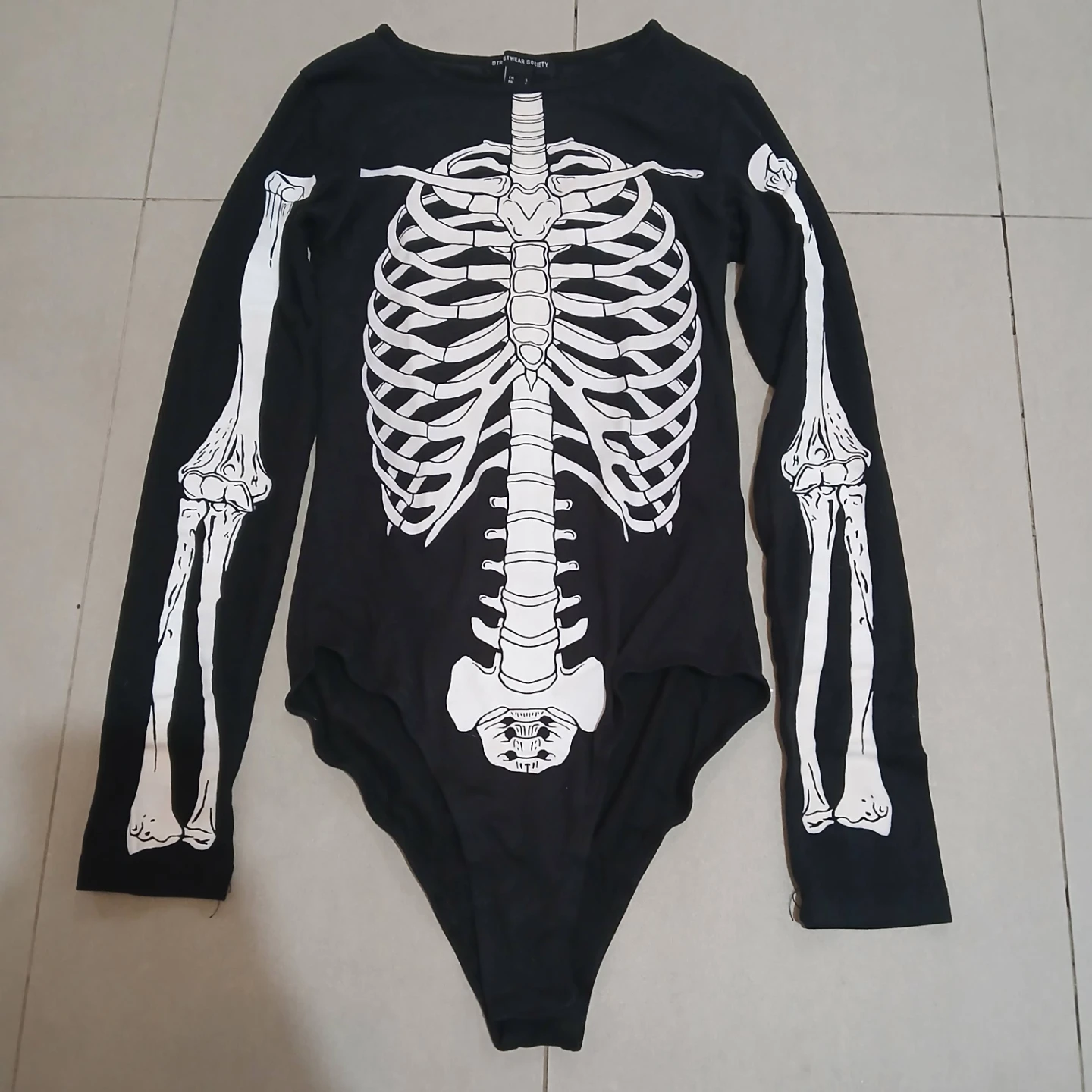 ⚽ Skeleton Long Sleeve Bodysuit