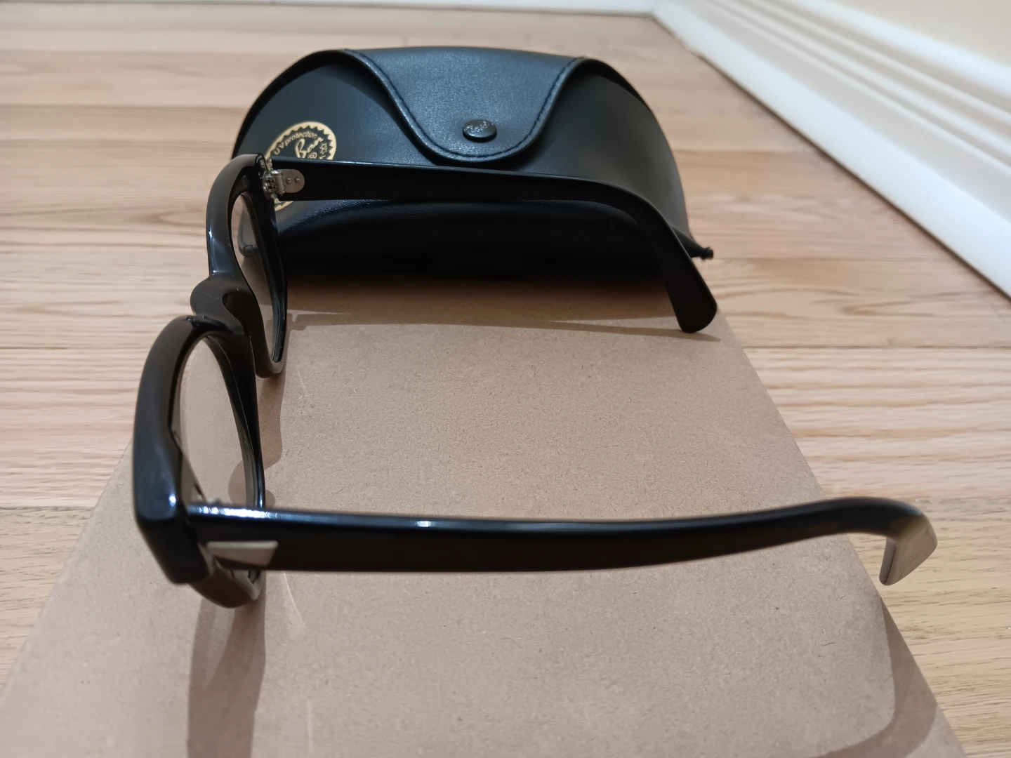 Vtg Ray-Ban/Bausch & Lomb RX BLACK FRAMES 4 1/4 - 5 1/2 - photo 3
