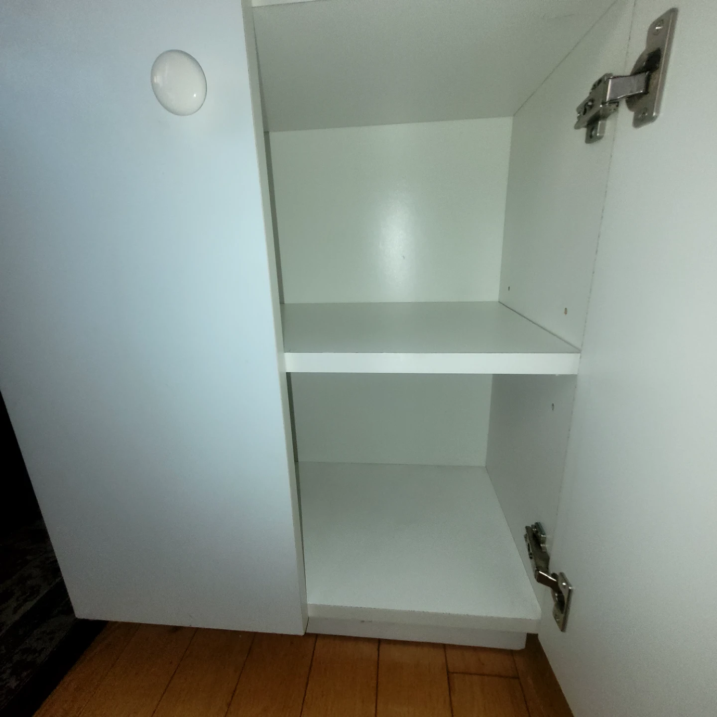 White Bookcase with Cabinet Doors - photo 3