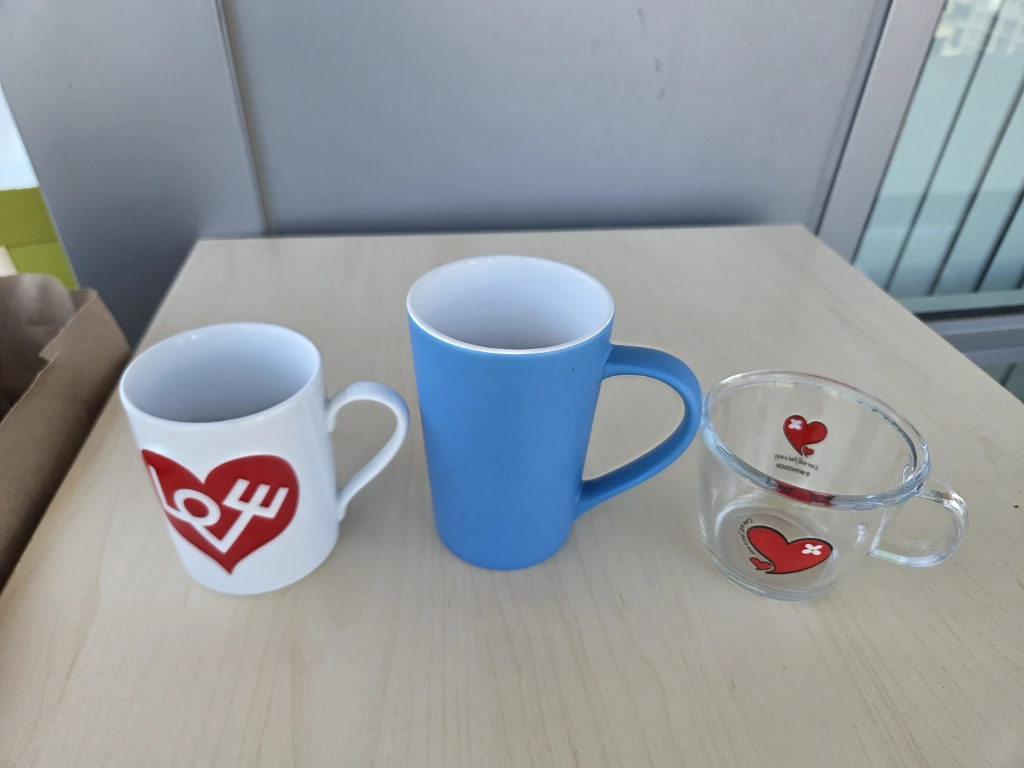 Mugs with Heart Design - 3 Pack - photo 2