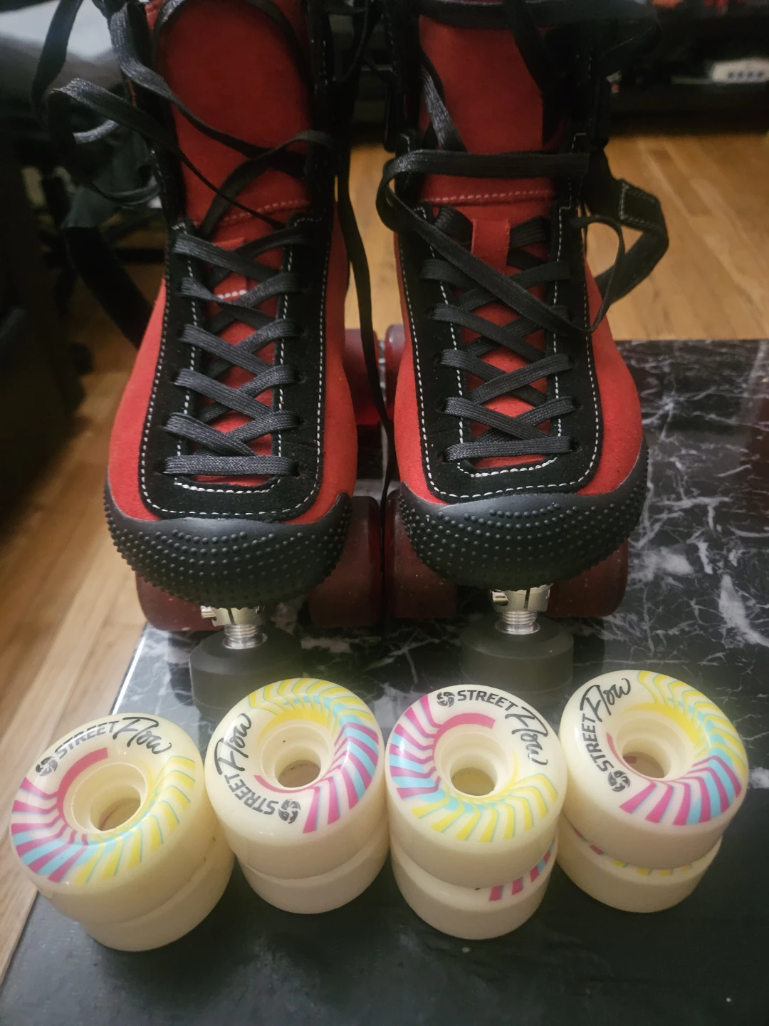 Bont Parkstars Red and black