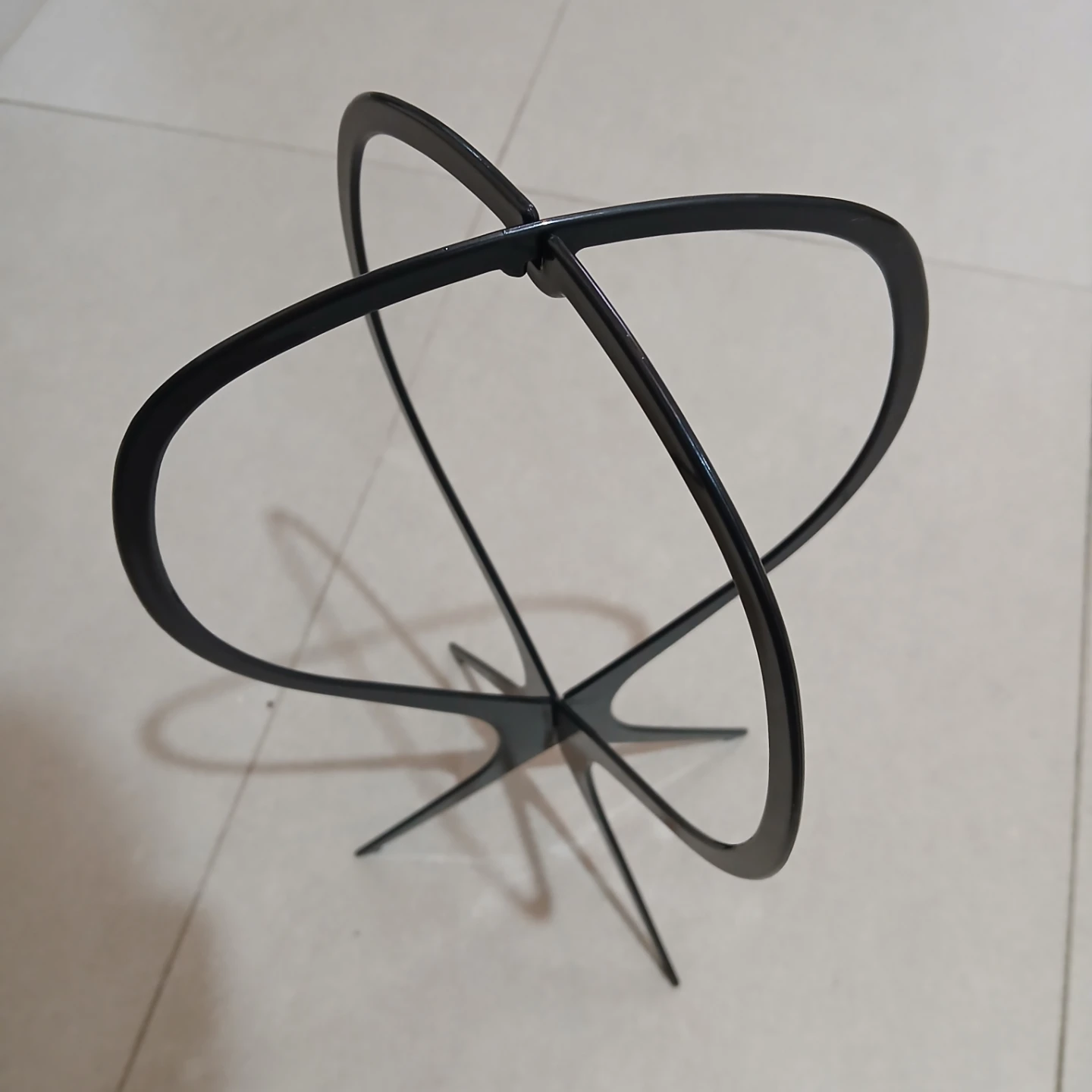 ⚽ Black Wig Stand Holder