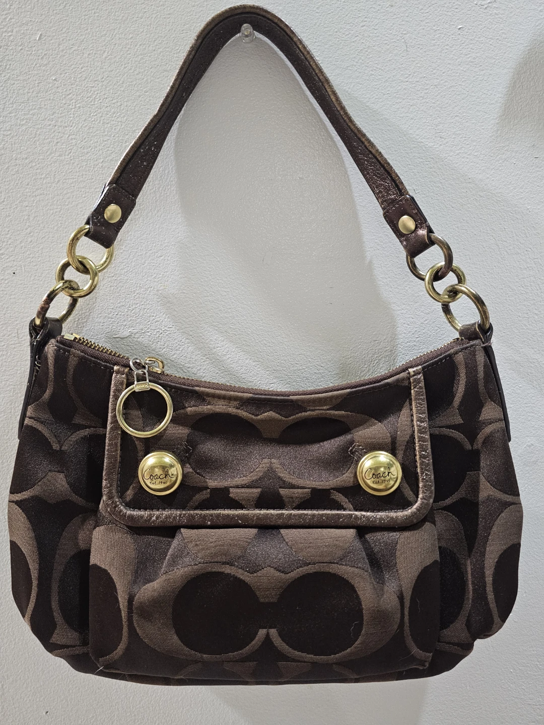 Coach Monogram Shoulder Bag - photo 2